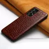 Кожаный чехол бампер Anomaly Crocodile Style для Samsung Galaxy M12 Brown (Коричневый)