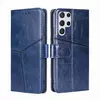 Чехол книжка для Samsung Galaxy S22 Ultra Anomaly K'try Premium Dark Blue (Темно Синий)