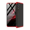 Чехол бампер для Samsung Galaxy S21 FE GKK Dual Armor Black/Red (Черный/Красный)