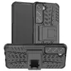 Противоударный чехол бампер Nevellya Case (встроенная подставка) для Samsung Galaxy S22 Black (Черный)