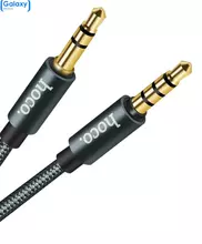 Универсальный Аудио AUX кабель Hoco UPA03 Noble Sound Black (Черный)