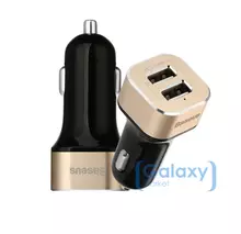 Автомобильная зарядка от прикуривателя Baseus New Design 5V 2.4A USB 2 Port для смвртфонов и айфонов Black (Черный)