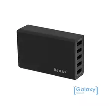 Сетевая зарядка Benks Charger 5 USB Black (Черный) SP01Z4