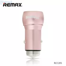 Автомобильная зарядка от прикуривателя Remax 2USB RCC205 (Розовый)