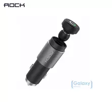 Беспроводные Bluetooth наушники и Автомобильное Зарядное Устройство от прикуривателя для смартфонов Rock Black (Черный)