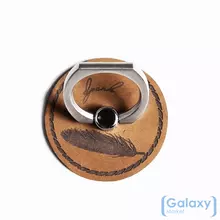 Универсальное кольцо-подставка D-park 360 Metal Finger Ring для смартфонов и телефонов Feather (Перо)