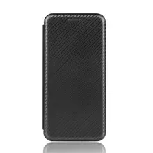 Чехол книжка Anomaly Carbon Book для Samsung Galaxy S21 Black (Черный)