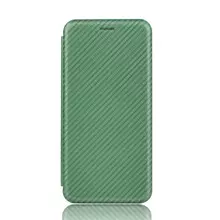 Чехол книжка Anomaly Carbon Book для Samsung Galaxy S21 Plus Green (Зеленый)