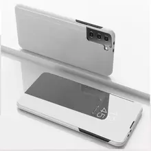 Чехол книжка Anomaly Clear View Case для Samsung Galaxy S21 Plus Silver (Серебристый)