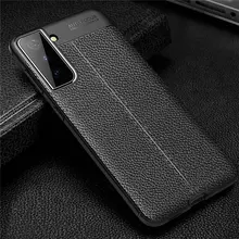 Чехол бампер Anomaly Leather Fit Case для Samsung Galaxy S21 Plus Black (Черный)