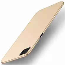 Чехол бампер Anomaly Matte Case для Samsung Galaxy A12 Gold (Золотой)