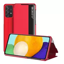Чехол книжка Anomaly Smart Window для Samsung Galaxy A72 Red (Красный)