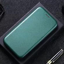 Чехол книжка Anomaly Carbon Book для Samsung Galaxy A52 Green (Зеленый)