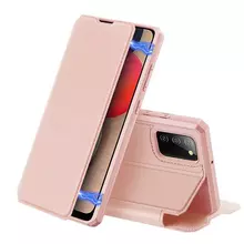 Чехол книжка для Samsung Galaxy A02s Dux Ducis Skin X Pink (Розовый)