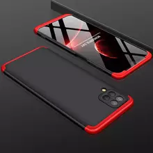 Чехол бампер для Samsung Galaxy M32 GKK Dual Armor Black/Red (Черный/Красный)