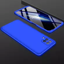 Чехол бампер GKK Dual Armor для Samsung Galaxy A12 Blue (Синий)