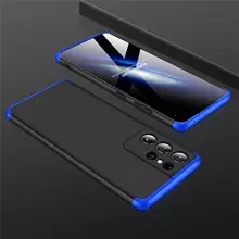 Чехол бампер GKK Dual Armor для Samsung Galaxy S21 Plus Black\Blue (Черный\Синий)
