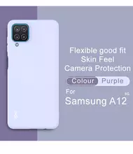 Чехол бампер Imak UC-2 Series для Samsung Galaxy A12 Purple (Пурпурный) 6957476827232