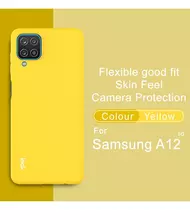 Чехол бампер Imak UC-2 Series для Samsung Galaxy A12 Yellow (Желтый) 6957476847032