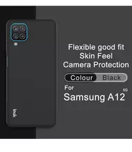 Чехол бампер Imak UC-2 Series для Samsung Galaxy A12 Black (Черный) 6957476811293