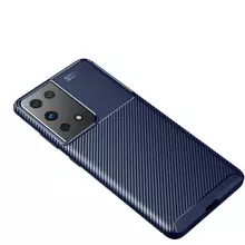 Чехол бампер Ipaky Lasy для Samsung Galaxy S21 Ultra Blue (Синий)