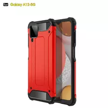 Чехол бампер Rugged Hybrid Tough Armor Case для Samsung Galaxy A02s Red (Красный)