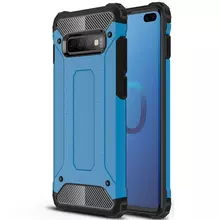 Чехол бампер Rugged Hybrid Tough Armor Case для Samsung Galaxy S10 Plus Blue (Синий)