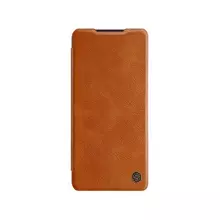 Чехол книжка Nillkin Qin Leather Case для Samsung Galaxy S21 Brown (Коричневый)