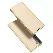 Чехол книжка Dux Ducis Skin Pro Case для Samsung Galaxy S21 Gold (Золотой)