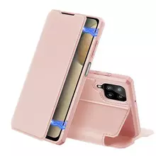 Чехол книжка Dux Ducis Skin X Series Magnetic Flip Case для Samsung Galaxy A12 Pink (Розовый)