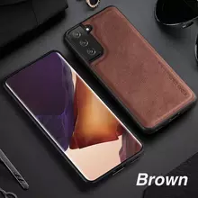 Чехол бампер X-Level Retro Case для Samsung Galaxy S21 Ultra Brown (Коричневый)