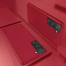 Чехол бампер X-Level Matte для Samsung Galaxy S21 Ultra Red (Красный)