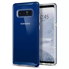 Чехол бампер Spigen Case Neo Hybrid Crystal для Samsung Galaxy Note 8 Sea Blue (Морская глубина)