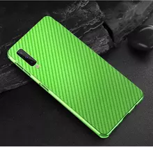 Чехол бампер Anomaly Carbon Case для Samsung Galaxy A70 Green (Зеленый)