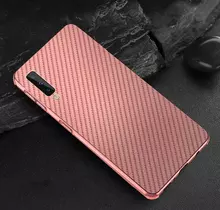Чехол бампер Anomaly Carbon Case для Samsung Galaxy A70 Rose Gold (Розовое золото)