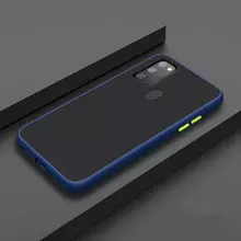 Чехол бампер для Samsung Galaxy M31 Anomaly Fresh Line Dark Blue (Темно Синий)