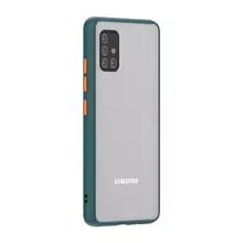 Чехол бампер Anomaly Fresh Line для Samsung Galaxy Note 10 Lite Dark Green (Темно-зеленый)
