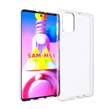 Чехол бампер Anomaly Jelly Case для Samsung Galaxy M51 Crystal Clear (Прозрачный)