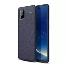 Чехол бампер Anomaly Leather Fit Case для Samsung Galaxy Note 10 Lite Blue (Синий)