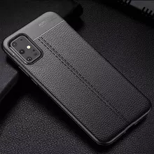 Чехол бампер Anomaly Leather Fit Case для Samsung Galaxy S20 Plus Black (Черный)