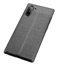 Чехол бампер Anomaly Leather Fit Case для Samsung Galaxy Note 10 Plus Black (Черный)