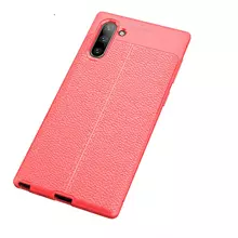 Чехол бампер Anomaly Leather Fit Case для Samsung Galaxy Note 10 Red (Красный)