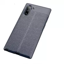 Чехол бампер Anomaly Leather Fit Case для Samsung Galaxy Note 10 Blue (Синий)