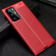 Чехол бампер Anomaly Leather Fit Case для Samsung Galaxy Note 20 Ultra Red (Красный)