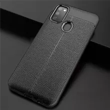 Чехол бампер Anomaly Leather Fit Case для Samsung Galaxy M30s Black (Черный)
