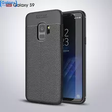 Чехол бампер Anomaly Leather Fit Case для Samsung Galaxy S9 Black (Черный)