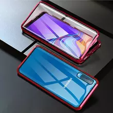 Чехол бампер Anomaly Magnetic 360 With Glass для Samsung Galaxy A50s Red (Красный)