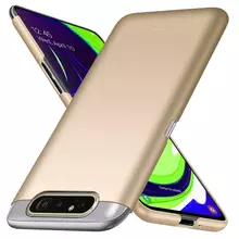 Чехол бампер для Samsung Galaxy A90 Anomaly Matte Gold (Золотой)