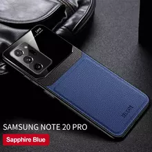 Чехол бампер для Samsung Galaxy Note 20 Anomaly Plexiglass Blue (Синий)