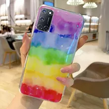 Чехол бампер для Samsung Galaxy A51 Anomaly Rainbow Colorful (Красочный)
